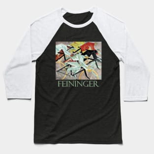 Cyclists by Lyonel Feininger Baseball T-Shirt